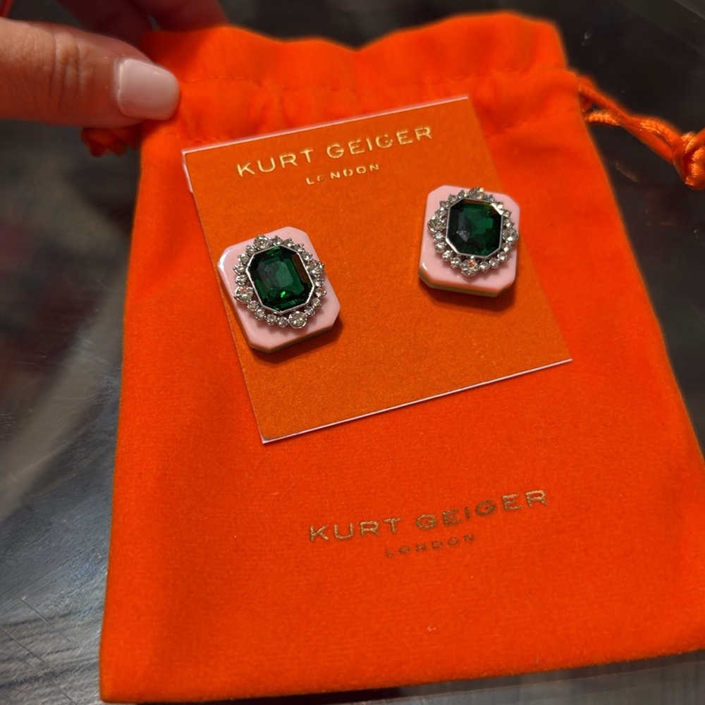 Kurt Geiger London
Stone Gem Resin Statement Stud Earrings - Picture 2 of 2